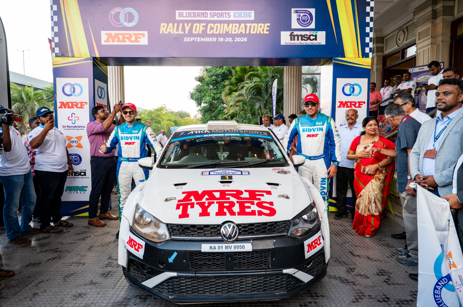 Blueband Sports Rally of Coimbatore Set to Host Round 2 of INRC 2026 with 64 Cars on the Grid